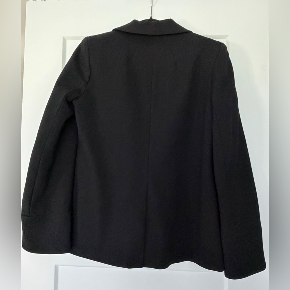 EUC Kenar Women's Double Breasted Black Feminine Pea Coat, Size 8 - Picture 6 of 10